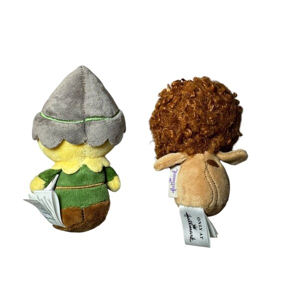 Wizard of Oz Hallmark Itty Bitty Bittys Cowardly Lio n & Scarecrow - Picture 2 of 7